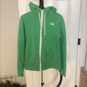 The North Face Mint Green Full-Zip Hoodie